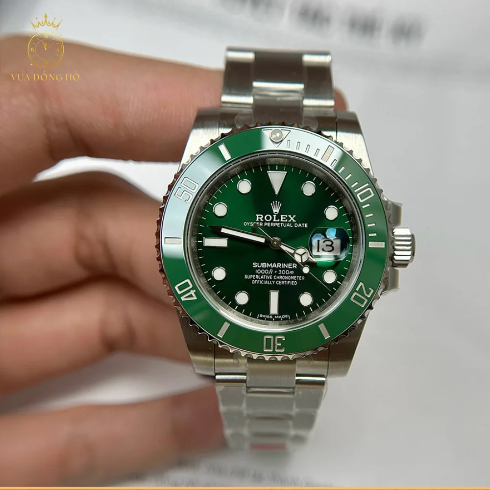 Rolex Submariner Hulk 116610LV Rep 1 1 40MM Máy Cal3135